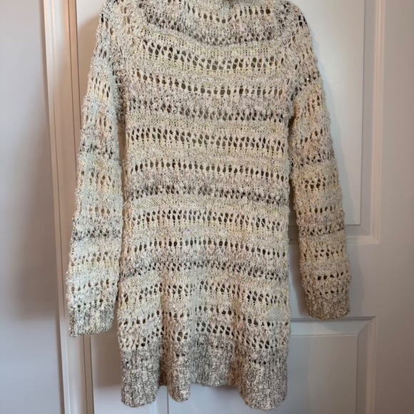 Anthropologie Knitted & Knotted Soubrette Marled Chunky Knit Cardigan Medium - Picture 9 of 9